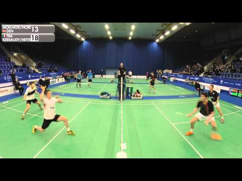 Badminton - Moelhede / Nordh vs Kersaudy / Mittelheisser (MD, R16) - Swedish Masters 2016