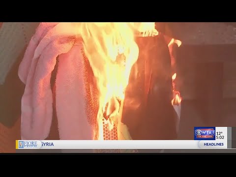 How to safely use space heaters.... avoiding fire hazards