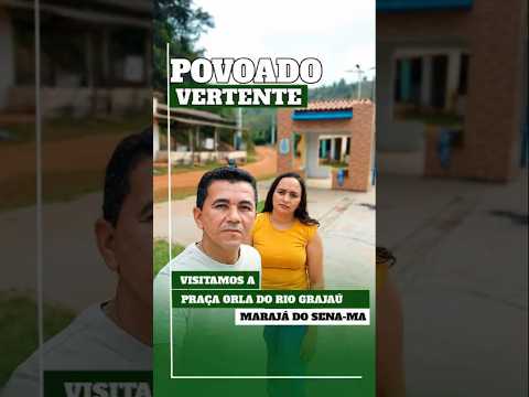 Conheça a Orla do Rio Grajaú no povoado Vertente, Marajá do Sena-MA.
