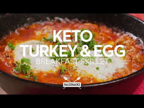 Keto Turkey & Egg Breakfast Skillet