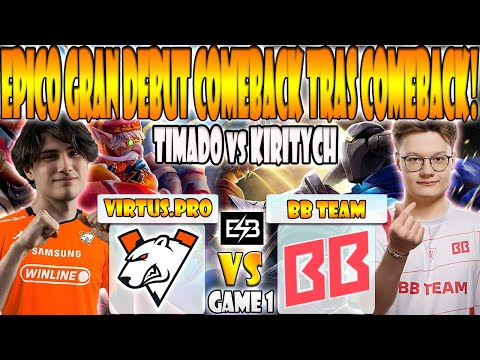 VIRTUS.PRO vs BB TEAM BO3[GAME 1]TIMADO, ABED, FLY VS GPK, KIRITYCH - FISSURE PLAYGROUND 2 - ESB