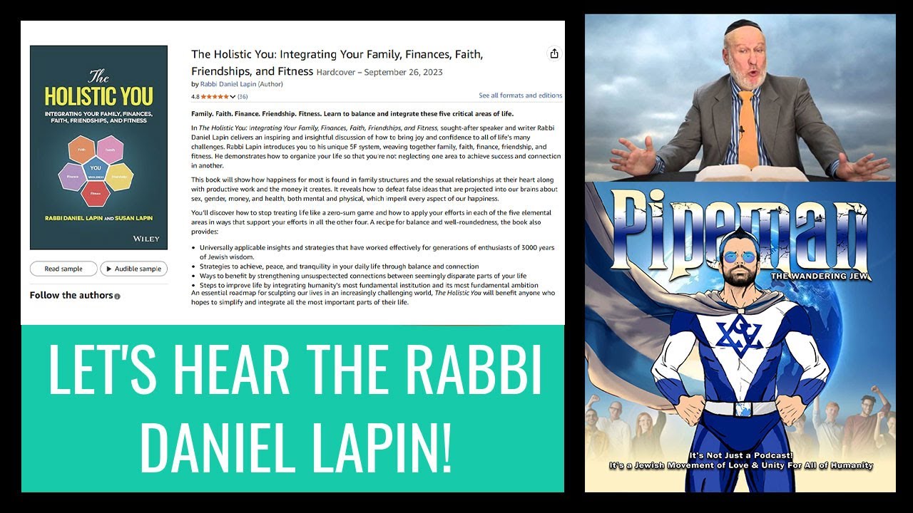 The American Rabbi Daniel Lapin Leader for Alliance & Unity