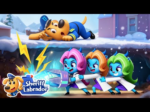 Mysterious Vibration | 🌊 WaterCity Mystery | Kids Cartoon | Safety Rules | Sheriff Labrador