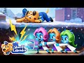 Mysterious Vibration WaterCity Mystery Kids Cartoon Safety Rules Sheriff Labrador
