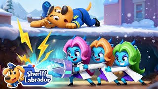 Mysterious Vibration | 🌊 WaterCity Mystery | Kids Cartoon | Safety Rules | Sheriff Labrador