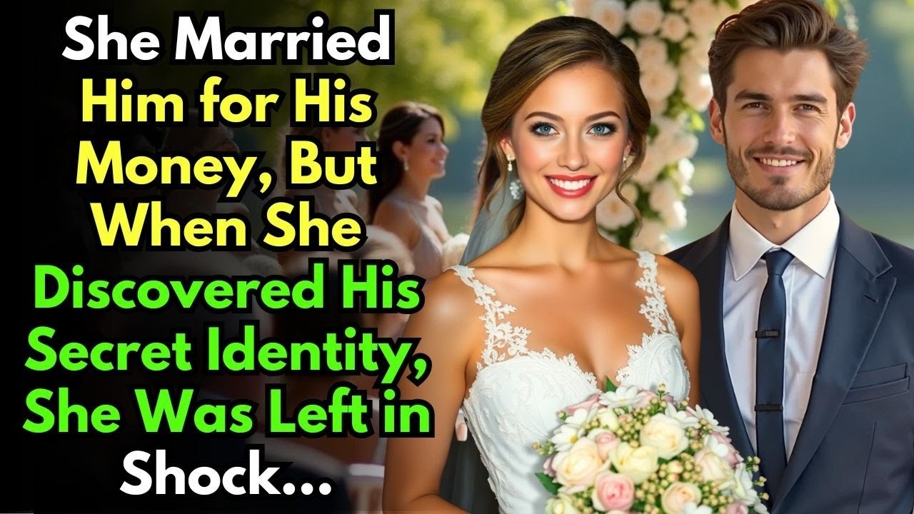 She Married Him for His Money, But When She Discovered His Secret Identity, She Was Left in Shock…