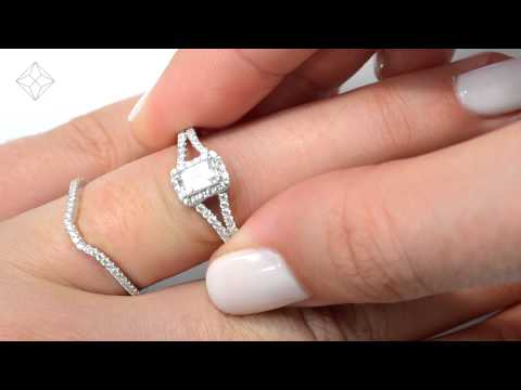 DN3241 - Gorgeous 1ct &  18K White Gold  Diamond Ring