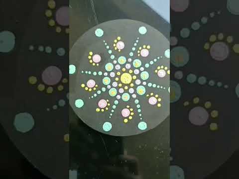 Dot Mandala Art #art #dotart #wow #dotmandalaart #cute #beautiful