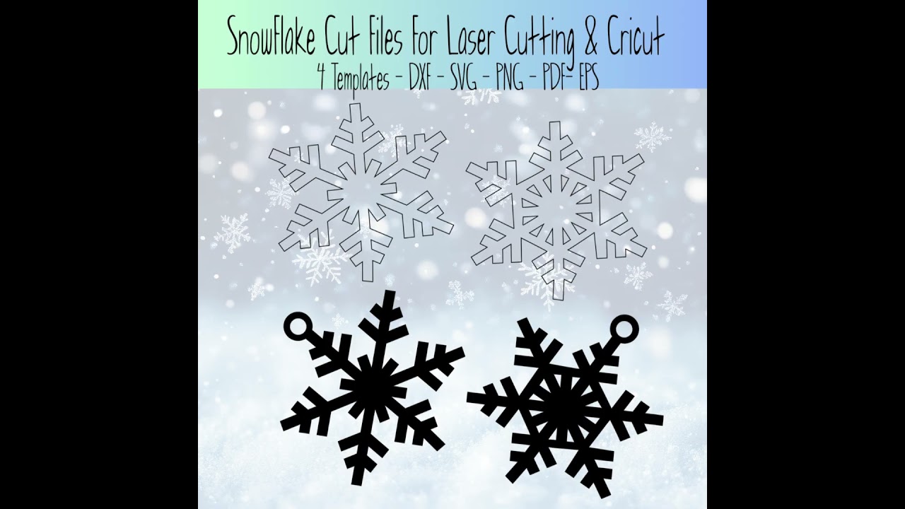 How To Make Editable Canva Snowflake Ornament Frames DIY Christmas Printable Templates for Cards