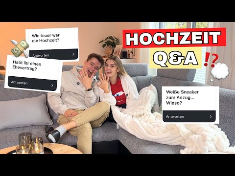 KOSTEN, EHEVERTRAG & FAILS 😅 - Eure Fragen zu unserer HOCHZEIT! 🤍💍