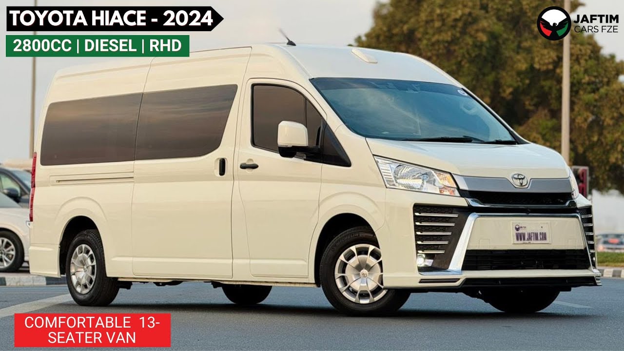 Toyota Hiace 13 SEATER | 2WD | AUTOMATIC TRANSMISISON | 2.8L DIESEL ENGINE | 2024 | RHD video