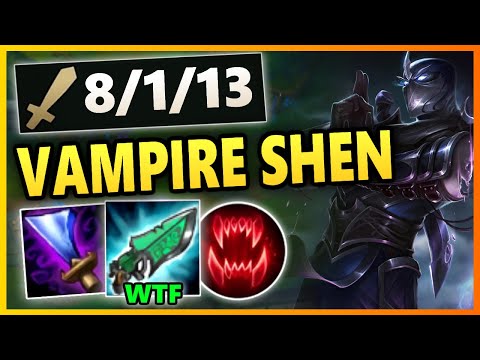 RIOT?! VAMPIRE SHEN IS COMPLETELY BUSTED! THIS HEALING IS 100% OP! | Unranked to Challenger EP 36