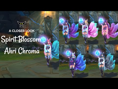 Spirit Blossom Ahri Chromas