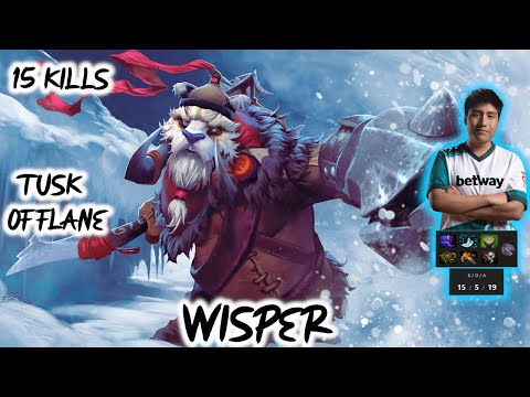 Beastcoast. WISPER 15 KILLS NECRONOMICON TUSK OFFLANE Peruvian Pro dota2 7.28c fullgame