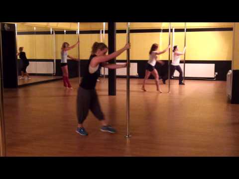 Head Over Heels eighth beginner pole routine
