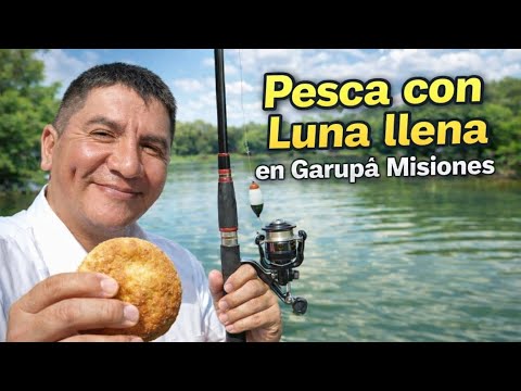 Pesca con Luna llena en garupa misiones 🎣🌑
