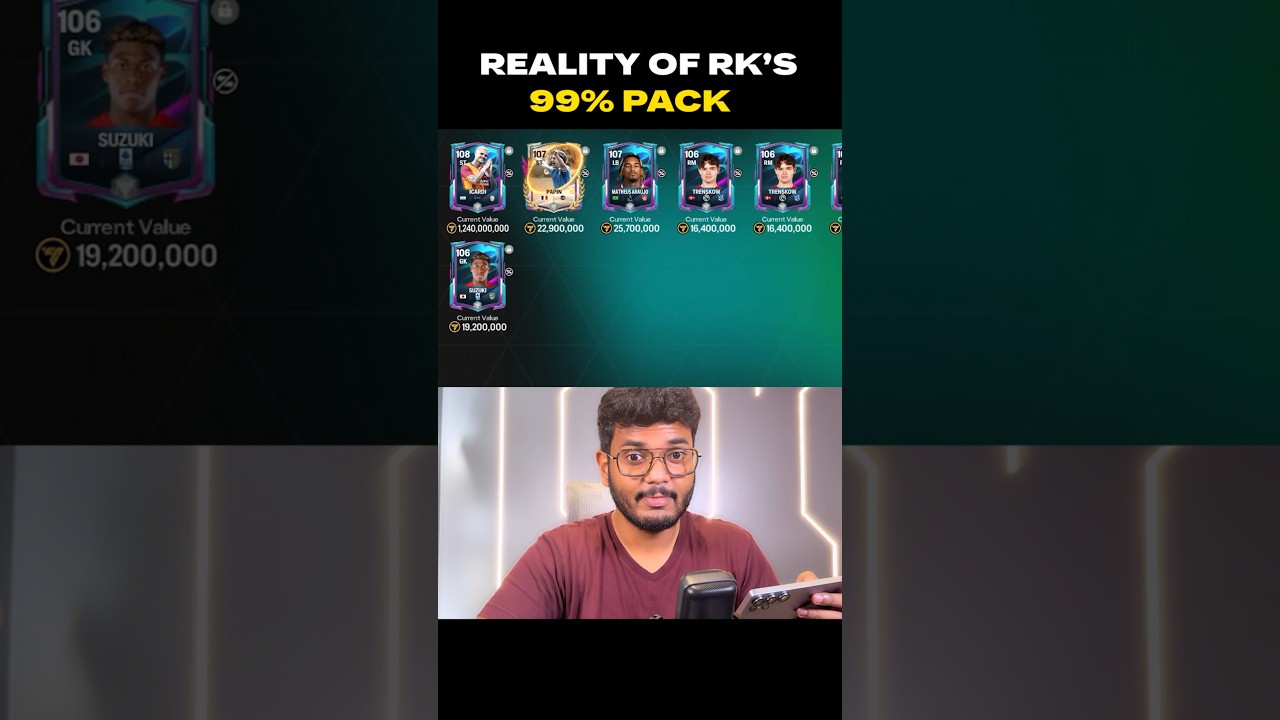 My Pack Luck Reality😂 #fcmobile #fc25 #fcmobile25 #rkreddy