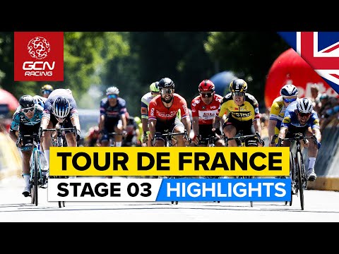 Tour de France 2021 Stage 3 Highlights | Brutal Crashes Strike Jumbo Visma & Team Ineos!