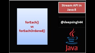 forEach() vs forEachOrdered() in Stream API Java 8