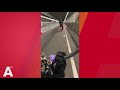 Eerste fietsers door IJtunnel