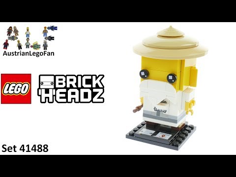 Vidéo LEGO BrickHeadz 41488 : Maître Wu