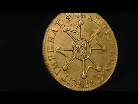 Francia, Louis XV, Louis d'or à la croix de chevalier, 1718, Bordeaux, Oro