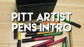 Pitt Artist Pens: an Introduction of the Faber Castell Pitt Pens