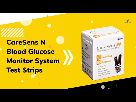 Sugar Test Strips CareSens N-100 (Foil Pack) by Eye Vision Enterprises