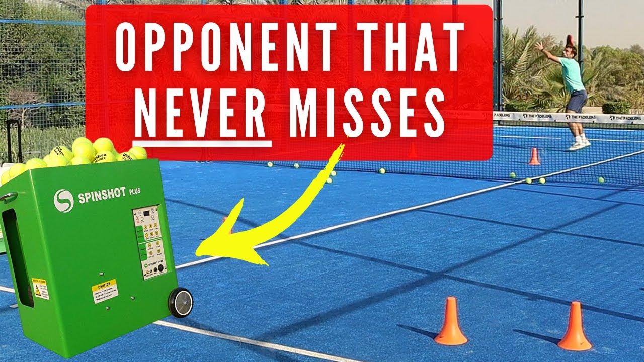 Ball machine training: technique and consistency