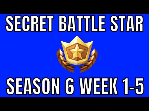 ALL Fortnite season 6 Hidden Battle Star Locations week 1-5