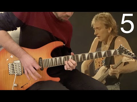 Def Leppard - Hysteria - Live 'In The Round' (Phil Collen - Guitar Cover)