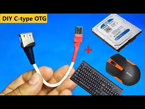 How to Make C-Type OTG Cable-Connector From Old USB Data Cable / How to Make OTG Cable in Details
