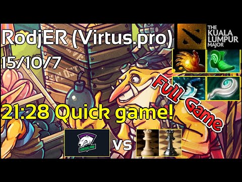 Support Virtus.pro.RodjER - CIS Qualifiers - Full Game Techies