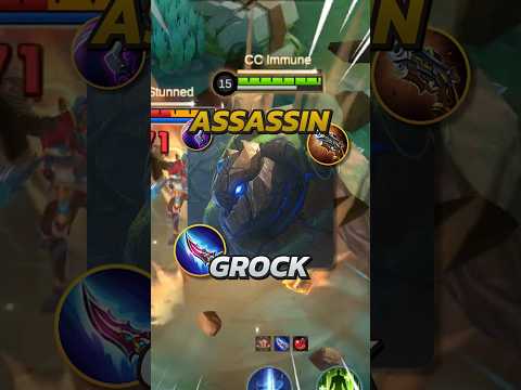 Assassin Grock vs Tank Grock! Mobile Legends #mobilelegends #mlbb #mlbbcreator #mlbballstar