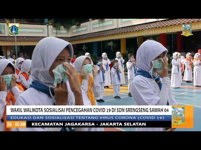 Sosialisasi Pencegahan COVID 19 di Sekolah Dasar Negeri Srengseng Sawah 04