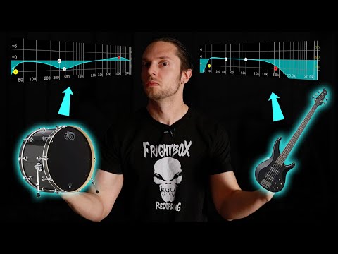 How To EQ Kick Drums & Bass Guitars To Stop FIGHTING In The Mix!!
