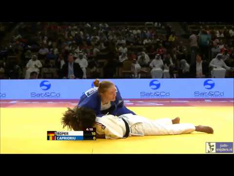 Judo 2013 Grand Prix Abu Dhabi: Roper (GER) - Caprioriu (ROU) [-57kg] final