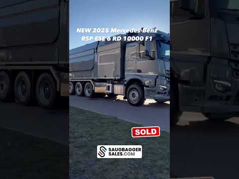 Sold: New RSP ESE 6 RD 10000 Suction Excavator with Mercedes-Benz Arocs 8x4 StyleLine