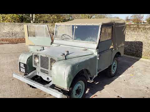 1948MY  Land Rover Series 1 80in for sale walkaround +starting, idling