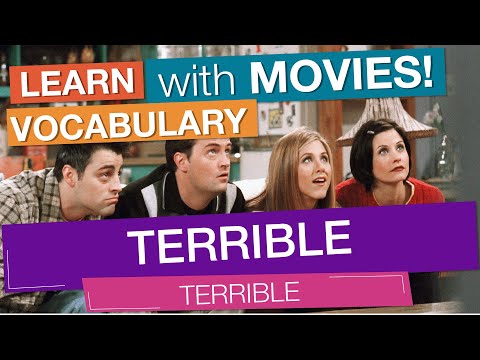 Vocabulario en Inglés: 'TERRIBLE'
