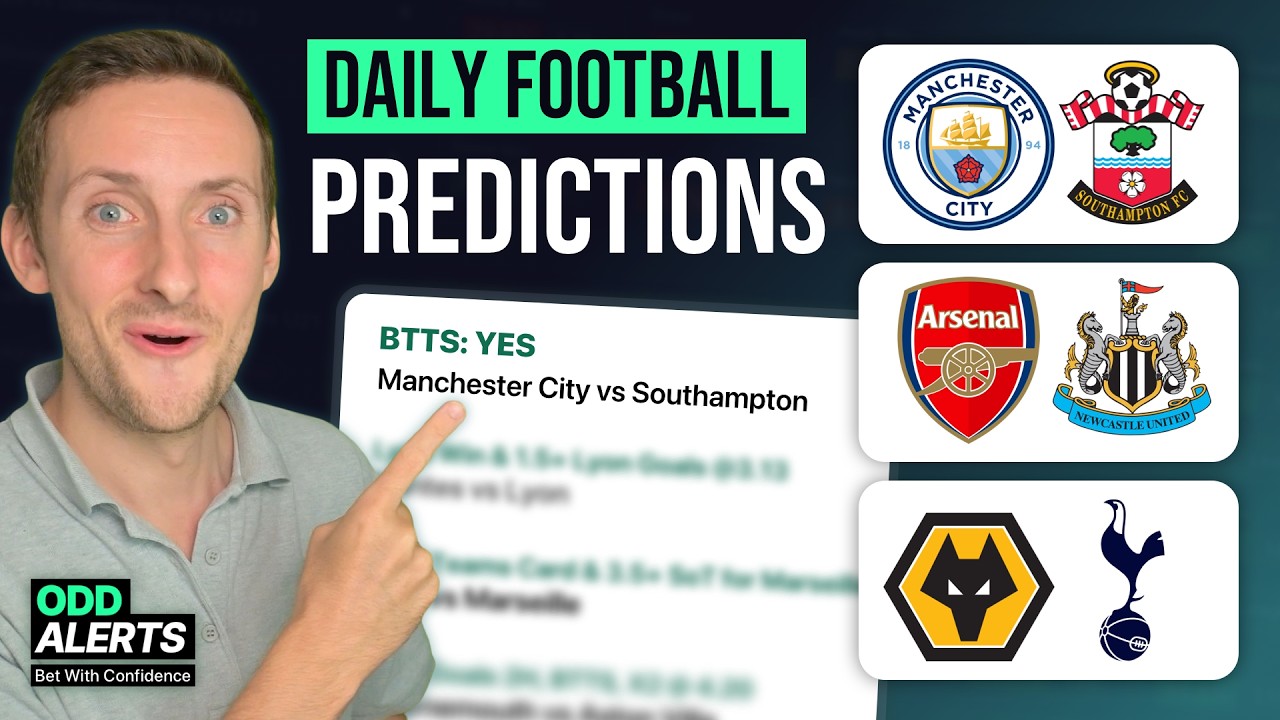 Football Predictions Today | 5 Selections Across Premier League, Championship & FA Cup