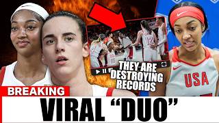 WNBA Shocked After Caitlin Clark & Angel DUO Went Viral | They Are DESTROYING RECORDS!