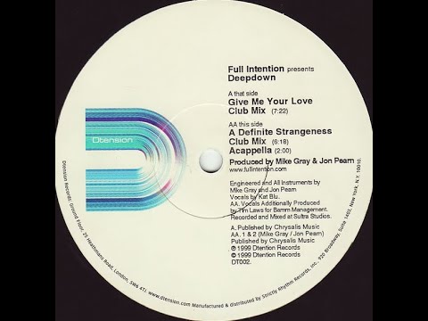 Full Intention Presents Deepdown - Give Me Your Love (Club Mix)