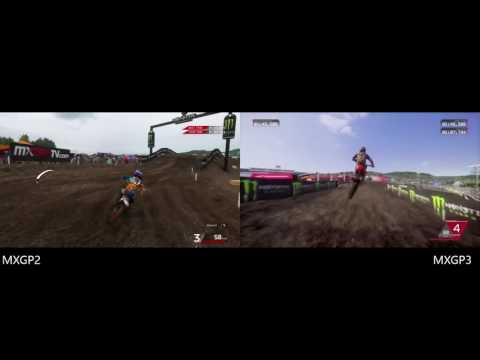 MXGP Video game compare - MXGP2 vs MXGP3 - Matterly Basin
