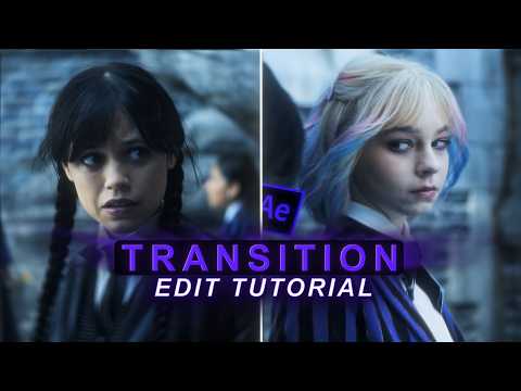 Smooth transition style edit tutorial on after effects