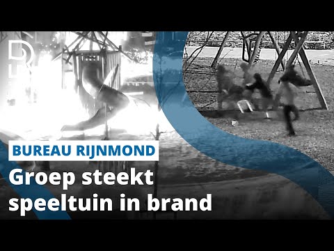 Tonnen schade aan speelplaats door brandstichting | Rijnmond