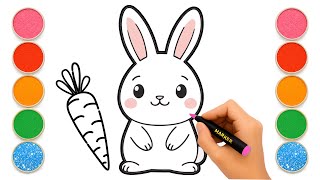 Let's Draw a Cute Rabbit! 🐇 | Easy & Fun Art for Kids