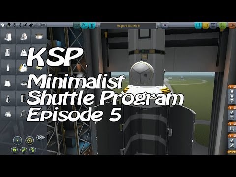 Kerbal Space Program Minimalist Shuttle Program Ep. 5 - Wingless Shuttle