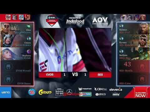 EVOS vs SES (Game 3) - ESL Indonesia Championship AOV - GRAND FINALS