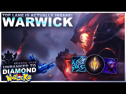 WARWICK TOP LANE IS ACTUALLY INSANE! - Unranked to Diamond Nuzlocke | League of Legends